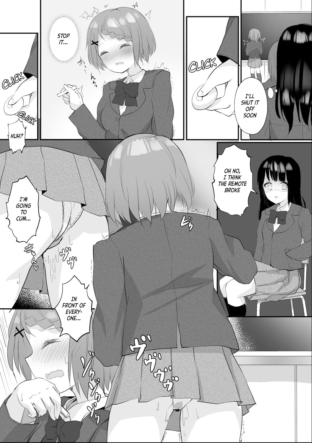 XZhentai | Page 17 | Jugyouchuu ni RemoCon Rotor Tsukerareta Okaeshi ni  Kousoku Les Sex Suru Hanashi | A Story About Tied Up Lesbian Sex in Return  for Vibrator Play in the Middle of Class