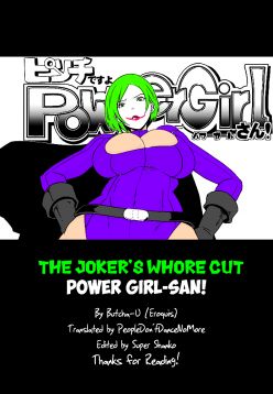 [EROQUIS! (Butcha-U)] Pinch desu yo Power Girl-san! | You're in a Tight Spot, Power Girl-san! (Superman) [English] [PDDNM+SS] The Joker's Whore Cut