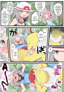 Mayo-chan o Tasuke ni Itte Loliper ni Saimin Rape Sareru Leaf | Leaf goes to help Mayo-chan and gets hypnotically raped by Hypno (Pokémon FireRed and LeafGreen)