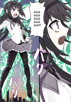 Homu Homu forced to untransform by electric shock   Textless   Bonus