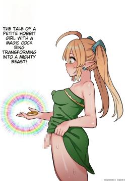Tanshou Houkei Futanari Hobbit Shoujo ga Mahou no Yubiwa de Kyokon Seiyoku Monster ni naru Hanashi 1-3