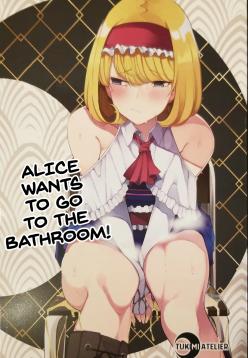 (Reitaisai 15) [Tukimi Atelier (KURUTSUKI)] Toilet ni Ikitai! Alice desu ga | I want to go to the bathroom! Alice version (Touhou Project) [English] Re-edited