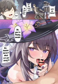 Madam Herta wa Caelus no Seishi ga Hoshii Rashii... | Madam Herta seems to want Caelus's sperm...