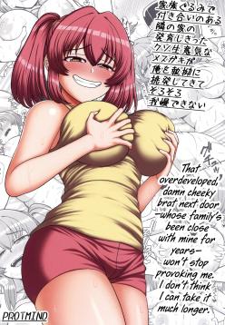 Kazokugurumi de Tsukiai no Aru Tonari no Ie no Hatsuiku shikitta Kuso Namaiki na Mesugaki ga Ore o Shitsuyou ni Chouhatsu shite kite Sorosoro Gaman Dekinai